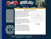 Tablet Screenshot of firetruckrides.com